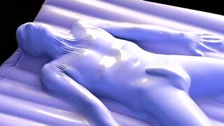Sealed tightly in the airbed vacbed