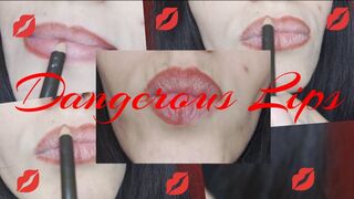Help me apply makeup to my natural lips and brakets