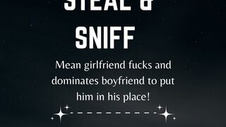 Panty Stealing Boyfriend Takes Girlfriends Strap on Cock!