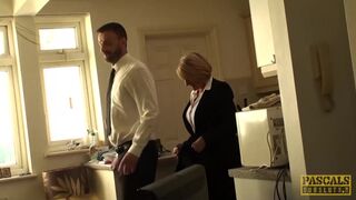 Busty MILF Amy dominated by Pascal White