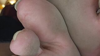 Dirty feet tease