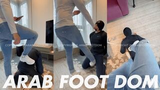 Asian Slave Trained & Humiliated by Arab Master – Kicks, Socks, Sniffs