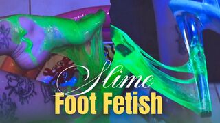 Miss Bimby Foot Play with Slime (720 - EN sub)