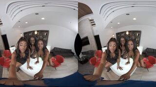 HOT CHOCOLATE ORGY WITH ANA FOXXX, CHANELL HEART AND EVI REI IN VR!