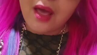 Sample: Cum tax video, nail tapping fetish, male chastity & a lipstick fetish video