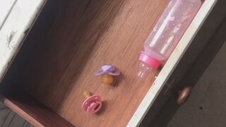 A REAL Man Finds Your Pathetic Titty Bottle and Pacifier Dummies !
