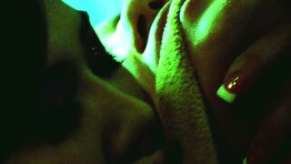 Interracial lesbian fun with London Keys