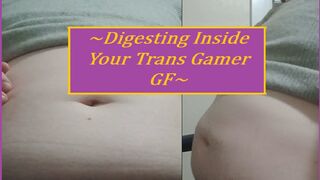 Losing A Bet And Digesting Inside Your Trans Gamer Girlfriend~