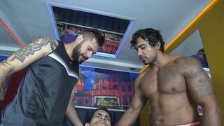 Sever e humiliation with two alphas males with a spit tsunami CLIP 4 - Daniel Santiago and Thalles Jones - Full version in Full HD