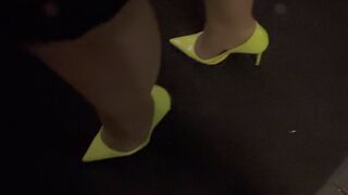 Club night in yellow loubs Part 1 going out