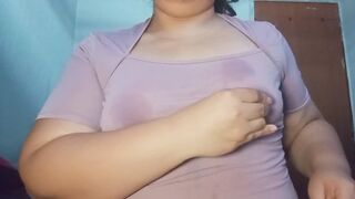 Ice and hard nipples