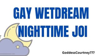 Gay Wet Dream Nighttime JOI