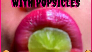 Dick Sucking Demonstration With Popsicles With BBW Goddess GodMina The Great Luciano 1920x1080 MP4