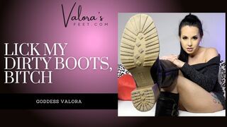 Lick My Dirty Boots, Bitch!