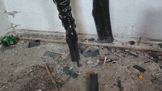 10 inch boots crush toy car