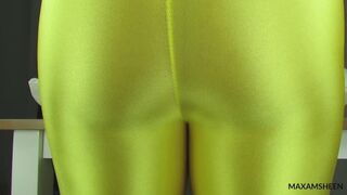 Yellow Cycle Shorts & Wand