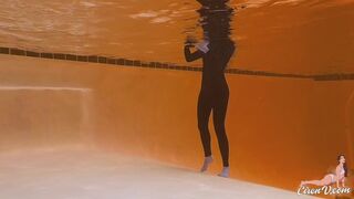 Outerworld Alien Encounter with Astronaut on Water Planet