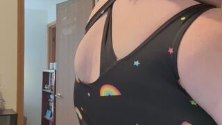 Stuffed & Spilling: SSBBW Bursts Out of Tiny Clothing