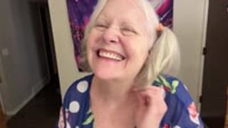 Natural Silver Hair Pigtails, Pigtail Braids and High Ponytail