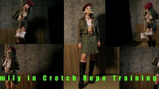 Emily in Crotch Rope Training