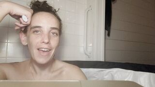 ashtray in the bath