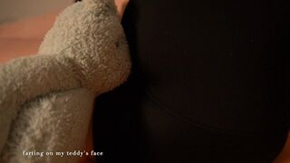 farting on my teddybear