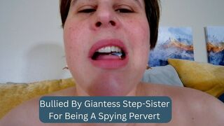 Bullied By Step-Sister For Being A Spying Pervert – Vore Giantess POV 720