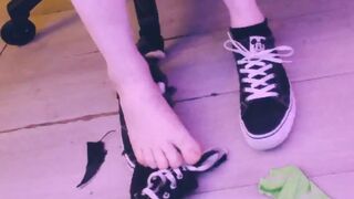 Click strip fantasy 4 Lets rip those sneakers and socks off - You have control as you manipulate reality by controlling the show through an app that allows you to strip me - strong elements of clothing destruction with foot fetish and humiliation fetish