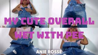 MY CUTE OVERALL WET WITH PEE