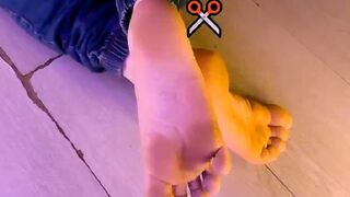 Click strip fantasy 5 No boots to soles - My boots get removed as you ban me from wearing them in the last click game clip of artshow feet series -strong elements of boot fetish with soles and foot fetish