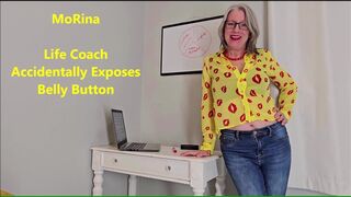 Life Coach Accidentally Exposes Belly Button - MoRina belly fetish (mobile vers)