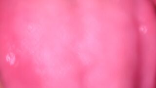 Giantess Samira licks her tiny, crushes him with her tits, seduces him and devours him