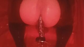 Gimpy rides his 13 in L toy on his love machine