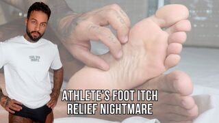 Athlete's foot itch relief nightmare - Lalo Cortez