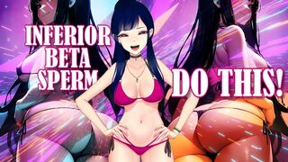 Inferior Beta sperm do this!