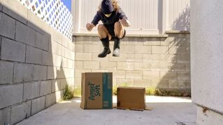Crushing Boxes with Rubber Boots