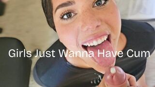 Nicolette Neptune Throat Fucks & Gets Messy Facial After Blowjob