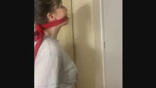 Tied to a chair