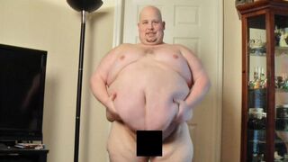 Naked BHM Andy Jiggles and Shakes His Fat Body For You (3 clips) *WMV*
