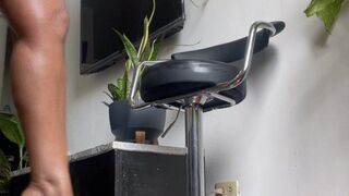 Balbina Big Leg Goddess Orgasm in Sexy Black Heels