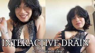 Interactive drain