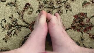 Cum on feet