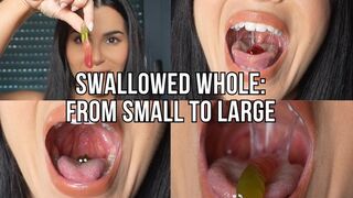 Swallowed whole: from small to large - Lalo Cortez and Vanessa