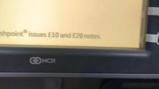 Cruel outdoor ATM rinse