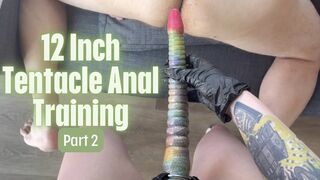 12 Inch Tentacle Anal Training: Part 2
