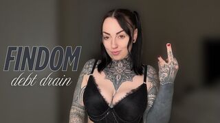Findom Debt Drain