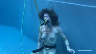 021- Portia's Water Play -Nude Pool Orgasm With Hose 720p
