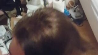 Teen with Glasses blowjob hot