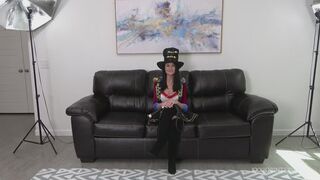 Sienna Ray Interviews as Sexy Ringmaster