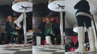 Tanja makes me cum under her monstrous boots - Cam 5